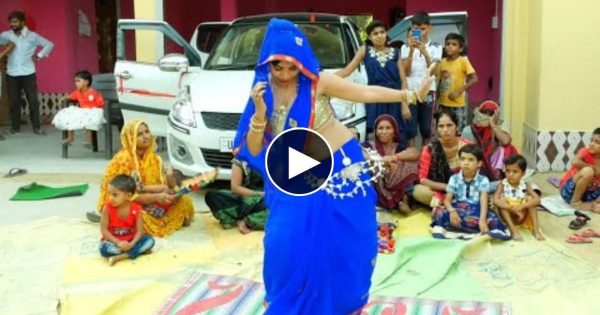 भोजपुरी गाने पर नई नवेली दुल्हन का खोइया डांस देख ससुर जी बौराएं