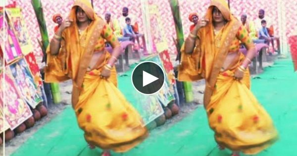 कानपुर से आई दरोगा की मैडम ने पंडाल में किया ऐसा डांस जमा दिया रोला, देखें यह वीडियो